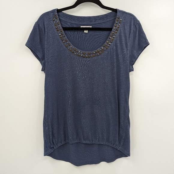 AMERICAN EAGLE Studded Short Sleeve Tee - Picture 1 of 6